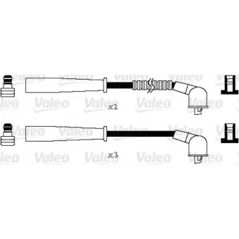Kit de câbles d'allumage VALEO 346084