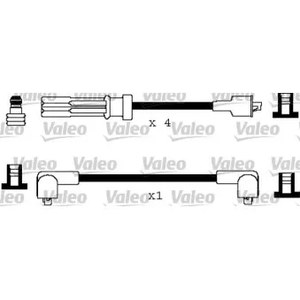 Kit de câbles d'allumage VALEO 346108