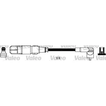 Kit de câbles d'allumage VALEO 346110