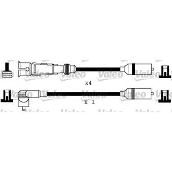 Kit de câbles d'allumage VALEO 346111