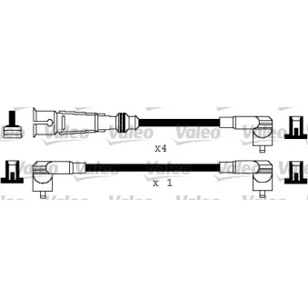 Kit de câbles d'allumage VALEO 346112