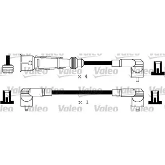 Kit de câbles d'allumage VALEO 346117