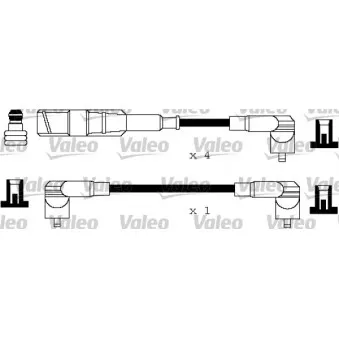 Kit de câbles d'allumage VALEO 346118