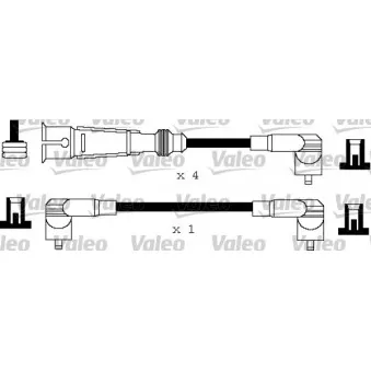 Kit de câbles d'allumage VALEO 346119