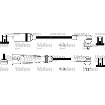 Kit de câbles d'allumage VALEO 346120