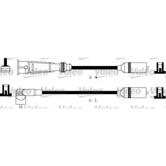 Kit de câbles d'allumage VALEO 346124