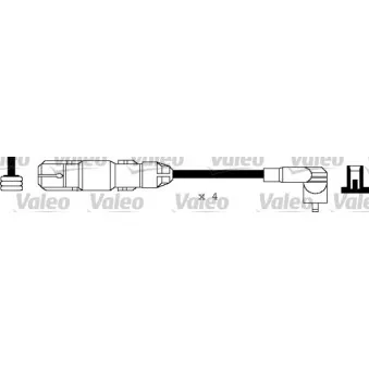 Kit de câbles d'allumage VALEO 346125