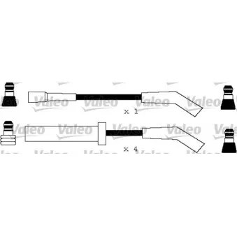 Kit de câbles d'allumage VALEO 346132