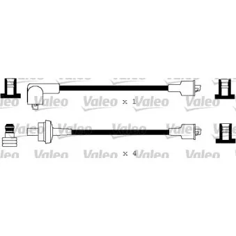 Kit de câbles d'allumage VALEO 346133