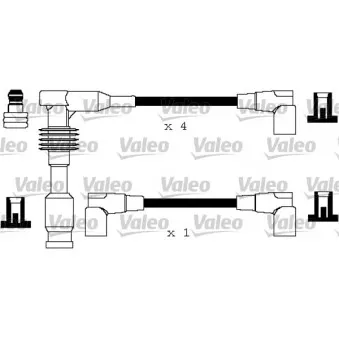 Kit de câbles d'allumage VALEO 346138