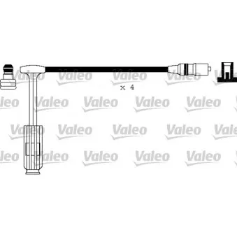 Kit de câbles d'allumage VALEO 346142