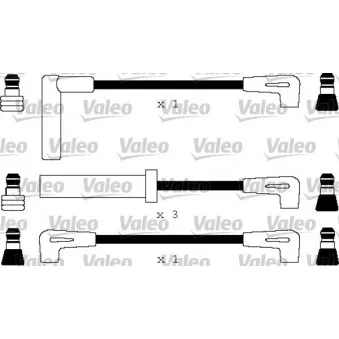 Kit de câbles d'allumage VALEO 346151