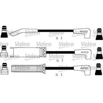 Kit de câbles d'allumage VALEO 346160