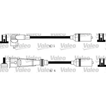 Kit de câbles d'allumage VALEO 346179