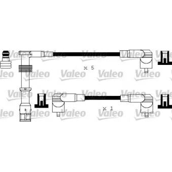 Kit de câbles d'allumage VALEO 346180