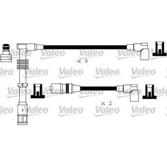 Kit de câbles d'allumage VALEO 346181