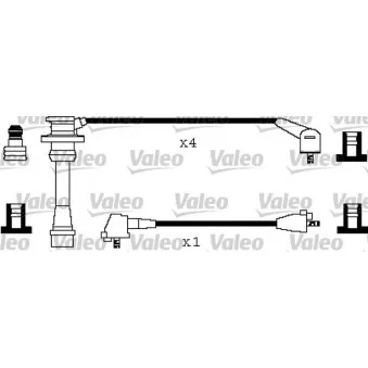 Kit de câbles d'allumage VALEO 346189