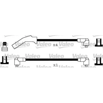 Kit de câbles d'allumage VALEO 346191