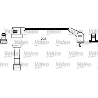 Kit de câbles d'allumage VALEO 346197