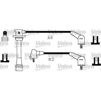 Kit de câbles d'allumage VALEO 346199