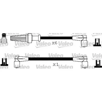 Kit de câbles d'allumage VALEO 346205