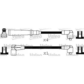 Kit de câbles d'allumage VALEO 346209