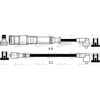Kit de câbles d'allumage VALEO 346217