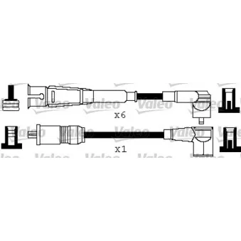 Kit de câbles d'allumage VALEO 346219