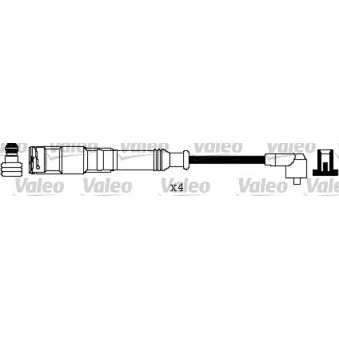 Kit de câbles d'allumage VALEO 346220