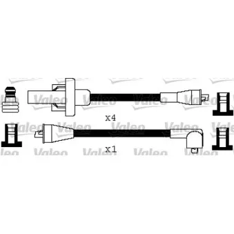Kit de câbles d'allumage VALEO 346222