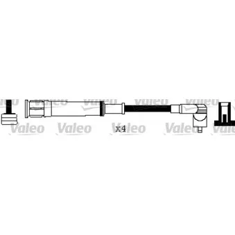 Kit de câbles d'allumage VALEO 346225