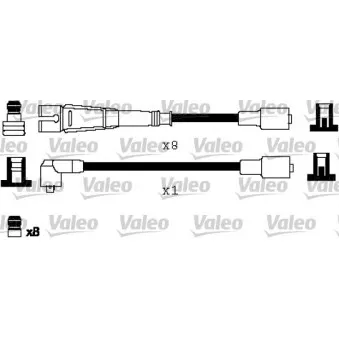 Kit de câbles d'allumage VALEO 346230
