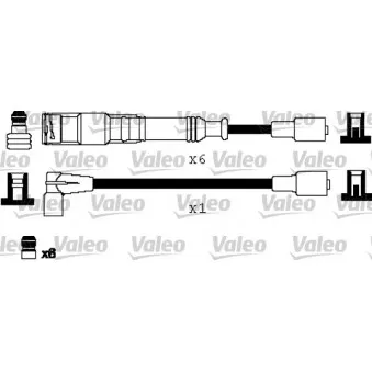 Kit de câbles d'allumage VALEO 346232