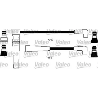 Kit de câbles d'allumage VALEO 346233