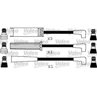 Kit de câbles d'allumage VALEO 346234