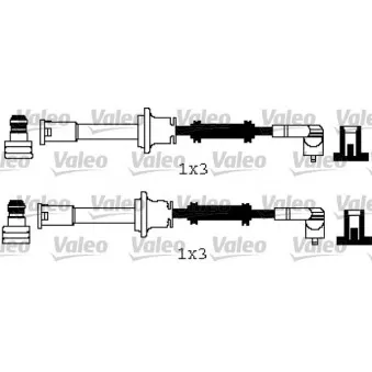 Kit de câbles d'allumage VALEO 346245