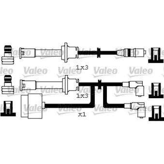 Kit de câbles d'allumage VALEO 346249
