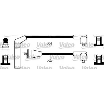 Kit de câbles d'allumage VALEO 346251