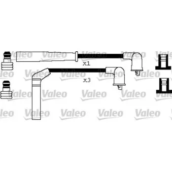 Kit de câbles d'allumage VALEO 346254
