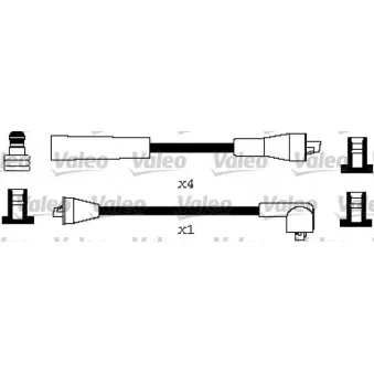 Kit de câbles d'allumage VALEO 346261