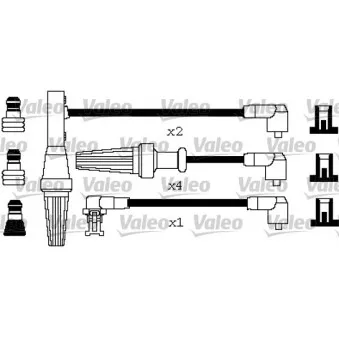 Kit de câbles d'allumage VALEO 346264
