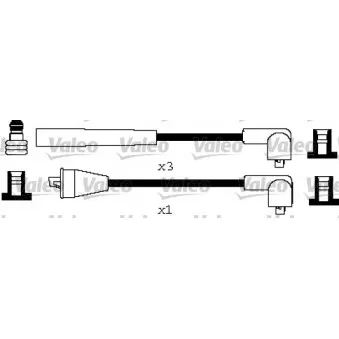 Kit de câbles d'allumage VALEO 346272