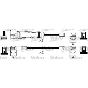 Kit de câbles d'allumage VALEO 346296