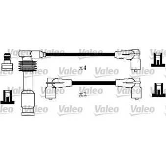 Kit de câbles d'allumage VALEO 346300