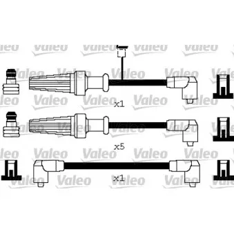Kit de câbles d'allumage VALEO 346303
