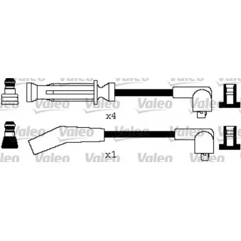 Kit de câbles d'allumage VALEO 346323