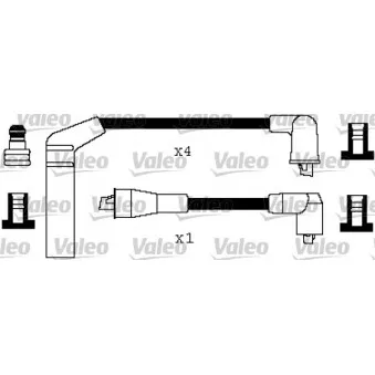 Kit de câbles d'allumage VALEO 346329