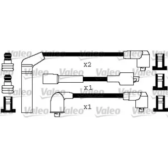 Kit de câbles d'allumage VALEO 346340
