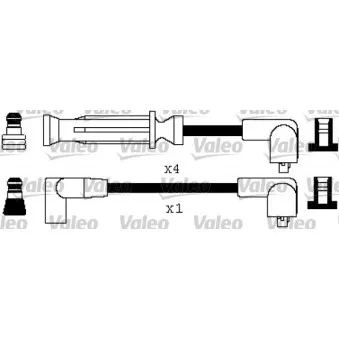 Kit de câbles d'allumage VALEO 346345