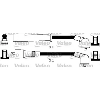 Kit de câbles d'allumage VALEO 346352